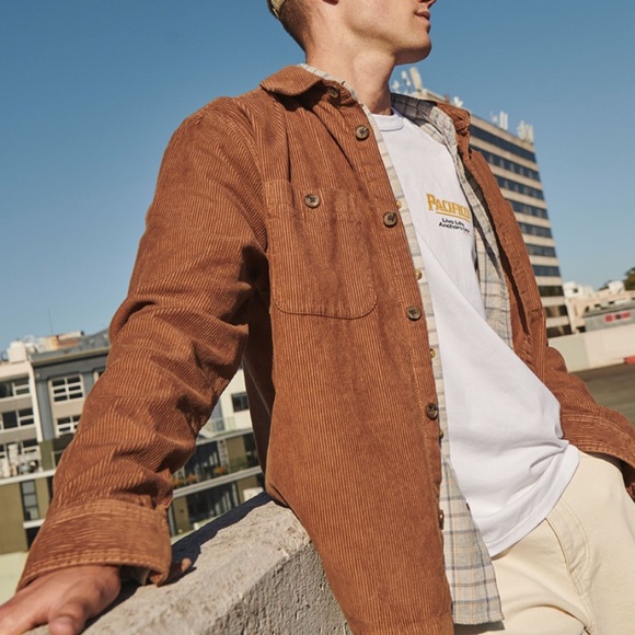 Cotton On Jackets & Blazers - COTTON ON Heavy Corduroy Shacket Overshirt Button Down Jacket
